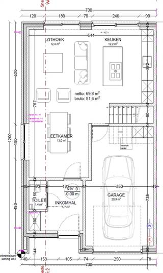 <p><span>Découvrez ce bâtiment jumelé économe en énergie du projet Veldzicht, situé dans un endroit calme et verdoyant à proximité du centre de Begijnendijk.</span></p><p><span><br />En entrant, un hall d'entrée avec des toilettes pour invités vous accueille, suivi d'un garage pratique. L'espace de vie ouvert avec le coin salon, la salle à manger et la cuisine offre une vue sur le jardin et la prairie verte derrière.<br />Au premier étage, vous trouverez un hall de nuit, des toilettes séparées, trois chambres spacieuses, un débarras pratique avec des connexions pour la machine à laver et le sèche-linge, et une salle de bain moderne avec une baignoire, une douche et un double lavabo.</span></p><p><span>#Cette maison est équipée de panneaux solaires (4500 Wp), d'une pompe à chaleur couplée à un chauffage par le sol, d'un système de ventilation de type D et d'un système de récupération des eaux de pluie. La cuisine, la salle de bain et les sols peuvent encore être choisis en fonction de l'avancement du projet.</span></p><p><span> </span></p><p><span>Ce bien vous intéresse ? Contactez-nous au 016 15 31 15 ou info@immolivit.be</span></p>