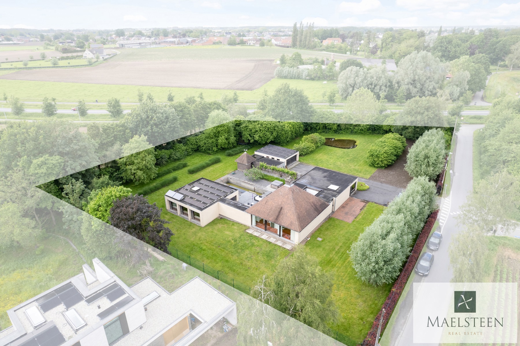 Architectenwoning op 5.231 m² te Torhout (Groenhove) - foto 5