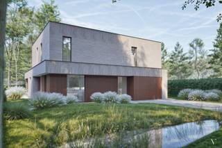 WERKEN GESTART! Exclusieve nieuwbouw villa van +/- 315m² bewoonbare oppervlakte gelegen op een perceel van +/- 1.988 m² met een zuidwest oriëntatie. E-peil: 20<br /><br />Ontdek deze unieke kans om te wonen in een modern energiezuinige villa in een groene omgeving te Brasschaat. <br />De villa omvat volgende ruimtes:<br /><br /><u><strong>Gelijkvloers:</strong></u><br />Via de inkomhal met vestiaire heeft u toegang tot een apart bureau en het gastentoilet. De open keuken met kookeiland geeft een prachtig open-zicht op de tuin en staat in verbinding met de ruime leefruimte. Verder vindt u op het gelijkvloers nog een wasruimte en een ruime garage.<br /><br /><u><strong>Verdieping 1:</strong></u><br />De nachthal geeft u toegang tot de masterbedroom die voorzien is van een dressing en een ruime badkamer met bad, inloopdouche, dubbele lavabo en toilet. Verder vindt u op deze verdieping 3 ruime slaapkamers van telkens +/- 14 m², deze slaapkamers delen een badkamer met inloopdouche en dubbele lavabo. Ook is er een extra apart toilet en een berging op deze verdieping.<br /><br /><strong><u>Kelder:</u></strong><br />De kelder is opgesplitst in twee ruimtes, de eerste ruimte is +/- 19,60 m². De twee ruimte is de technische berging en is +/-15,81 m².<br /><br /><u><strong>Tuin:</strong></u><br />Aan de keuken en leefruimte bevindt zicht een terras van +/- 61,87m². De tuin wordt volledig aangelegd en geniet van de namiddag- en avondzon.<br /><br />In dit project wordt een duurzame, complete en luxueuze afwerking voorzien:<br /><br />- E-peil van 20 of lager incl. zonnepanelen, geothermische warmtepomp, triple beglazing en een super isolerende bouwschil.<br />- Volledige verlichting.<br />- Ruime budgetten voor vloeren, sanitair en keuken.<br />- Budget voor ingemaakte kasten.<br />- Regenwaterrecuperatie.<br />- Volledige tuinaanleg. <br /><br />Lastenboek, plannen en budgetten verkrijgbaar op aanvraag. <br /><br />Grondwaarde: €525.000,00 --> registratie<br />Constructiewaarde: €1.000.000,00 --> BTW<br /><br />De aankoop van deze villa is mogelijk aan 6% BTW, mits voldaan wordt aan bepaalde voorwaarden.<br /><br /><br /><br /><br />