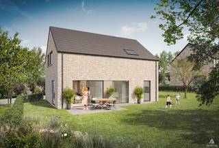 Idéalement située avec vue sur les champs à Ophain (Braine l’Alleud), cette habitation de construction traditionnelle de  177 m² dispose d'un...