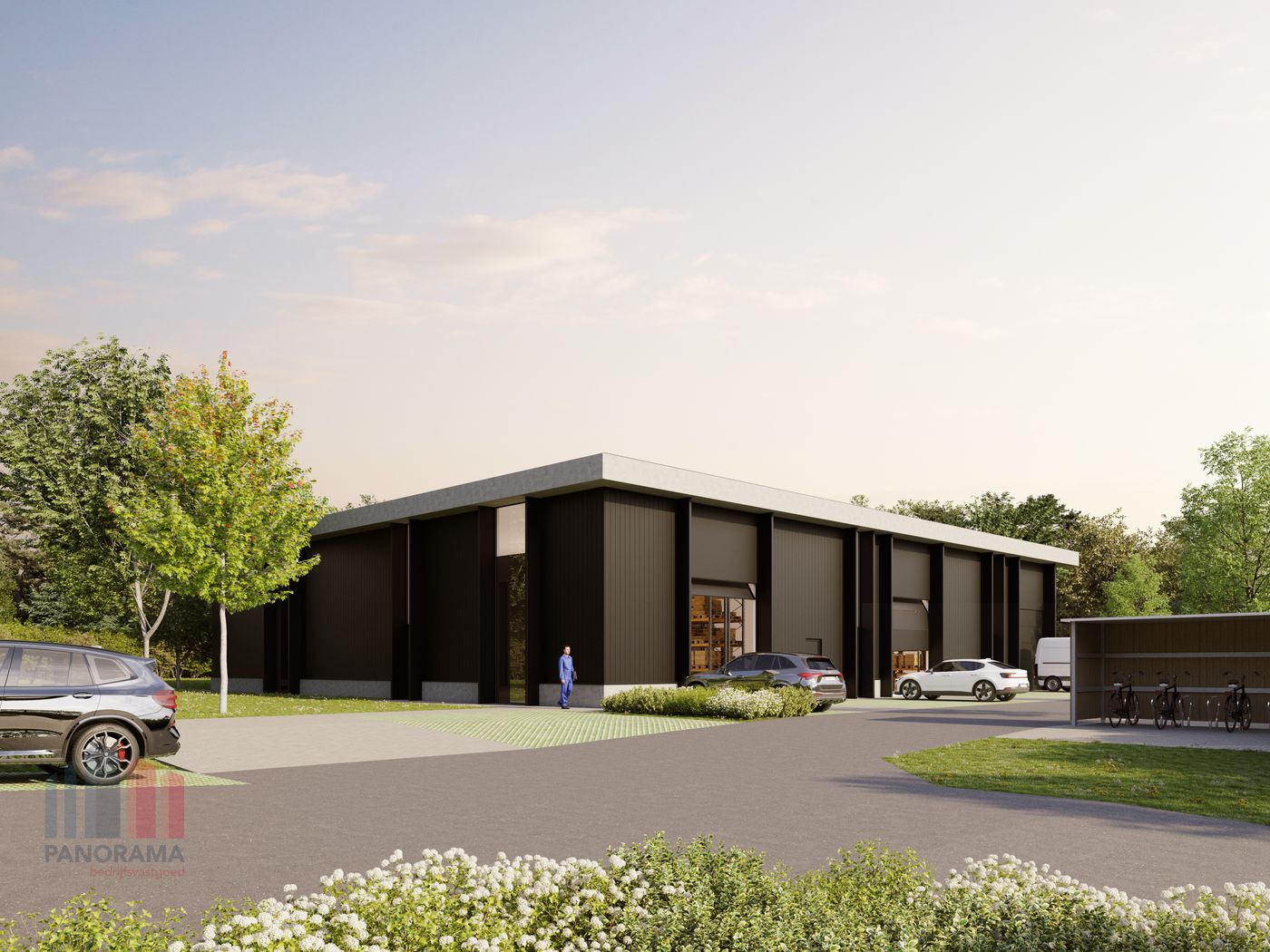 NIEUWBOUW KMO-UNIT VAN 1.384 m² MET 893 m² KANTOOR TE ZAVENTEM - foto 4