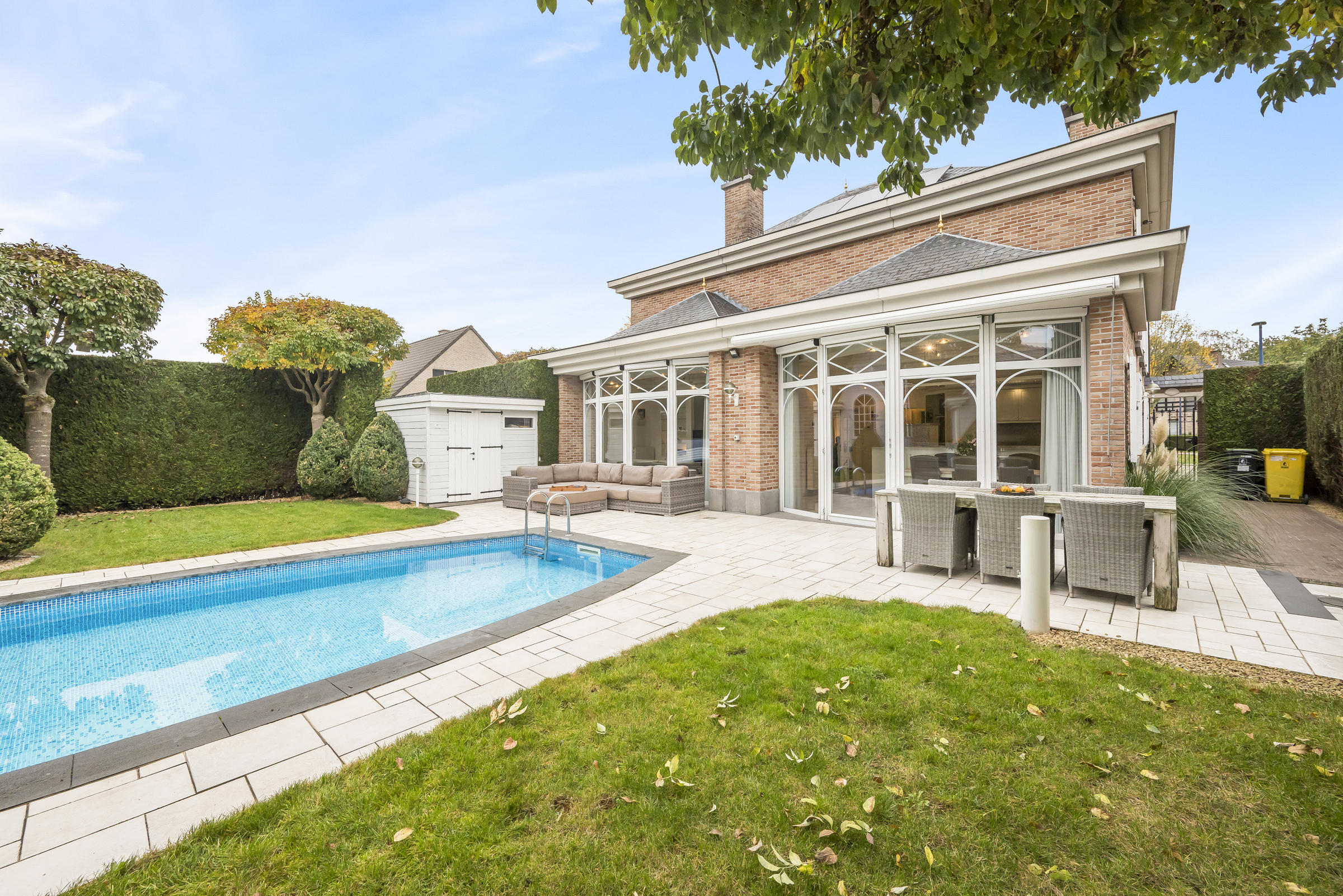 Franse pastoriestijl villa met zwembad in Bornem - foto 2