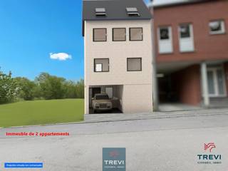 Proche du centre d'Ecaussines, joli terrain à bâtir avec permis octroyé pour la construction d'un immeuble de deux appartements. Le terrain...