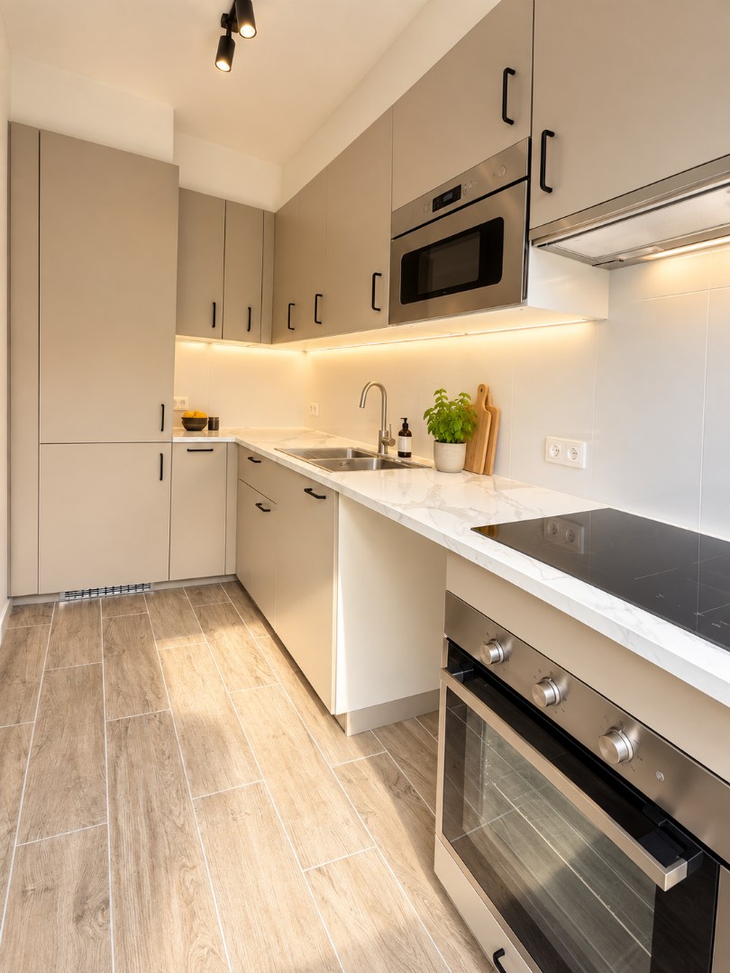 Stijlvol gerenoveerd appartement met 2 slaapkamers en garage in Ekeren-Donk - foto 5