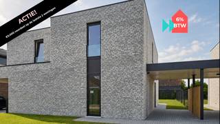 <p>Rustig wonen in het gezellige centrum van Hechtel-Eksel? Dan ben je op je plek in Residentie Bos. Een prachtig nieuwbouwproject met 8 appartementen, 4 woningen en veel troeven. Zo heeft elke woonst een mooi, zonovergoten terras en heb je inspraak in de afwerking van jouw vastgoeddroom. Bovendien zijn winkels, scholen en verbindingswegen niet veraf.<br /><br />De woningen zijn uitgerust met de nieuwste technieken nl. warmtepomp, vloerverwarming, ventilatiesysteem. De afwerking is reeds voorzien, denk hierbij aan de meest kwalitatieve materialen (granieten werkblad, keramische parketvloeren,...).<br /><br />Profiteer nu nog van 6% btw bij aankoop!<br /><br />INDELING<br />Gelijkvloers<br />- Inkomhal<br />- Toilet<br />- Open leefruimte met keuken<br />- Berging<br />- Carport<br />- Tuinberging<br /><br />1e verdieping<br />- 3 slaapkamers<br />- Badkamer<br />- Toilet<br /><br />TROEVEN:<br />+ Volledig afgewerkt: instapklaar<br />+ Voor 5 jaar, vermindering van 50% op onroerende voorheffing<br />+ Tuin volledig aangeled<br />+ Eenrichtingsstraat in het centrum<br />+ Hoogwaardige technieken<br />+ 6% BTW mogelijk onder voorwaarden<br />+ ACTIE: korting van €5000 excl BTW op de aansluitingskosten<br /><br />Prijsberekening<br />Prijsberekening 6% BTW:<br />Grond €50.000<br />Registratierechten €6.000<br />Constructie €330.000<br />BTW 6% €19.800<br />Totaal €405.800<br /><br />Prijsberekening 21% BTW:<br />Grond €50.000<br />Registratierechten €6.000<br />Constructie €330.000<br />BTW 21% €69.300<br />Totaal €455.300<br /><br />Bezoek inplannen? Contacteer ons en we helpen je graag verder.</p>