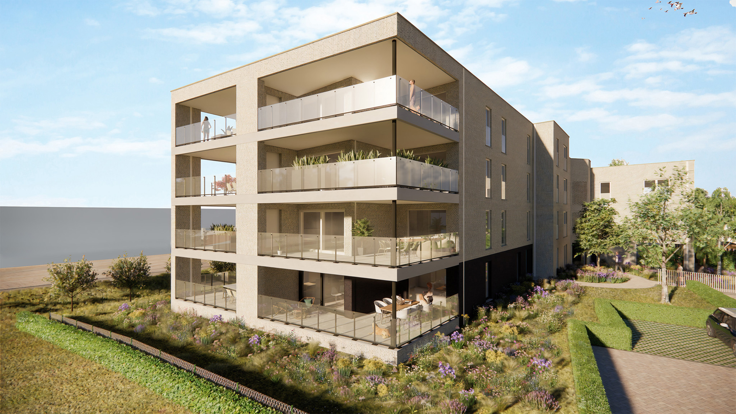 Nieuwbouwappartement - 1ste verdieping - 2 slaapkamers - ruim terras - foto 3
