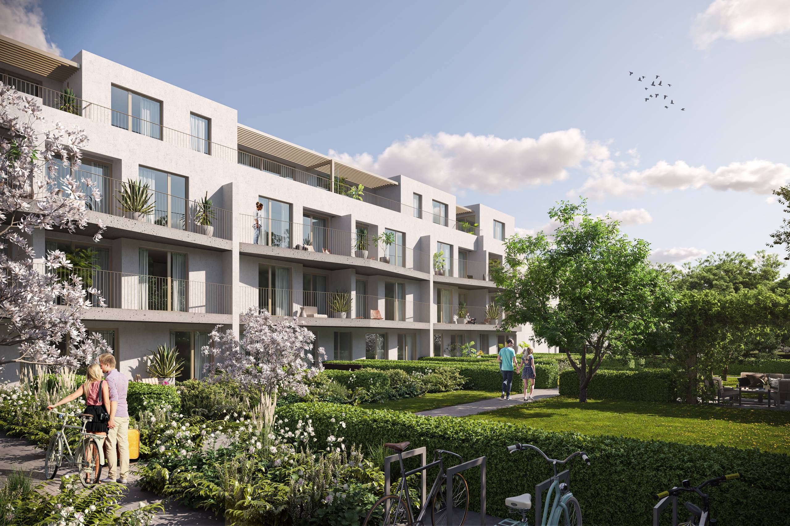 Nieuwbouw appartement te koop met zonovergoten terras - foto 4