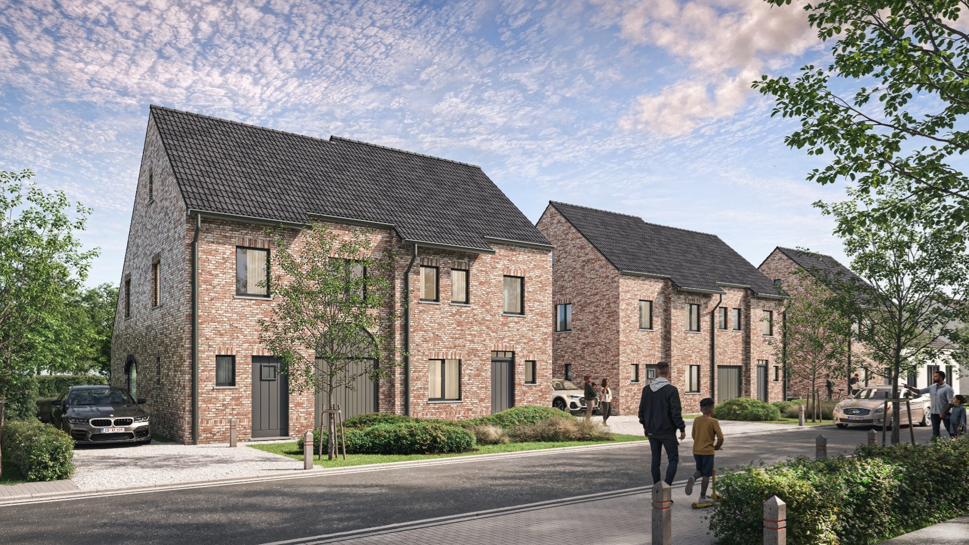 Stijlvolle, halfopen nieuwbouwwoning met oprit en grote, zonnige tuin! - foto 1