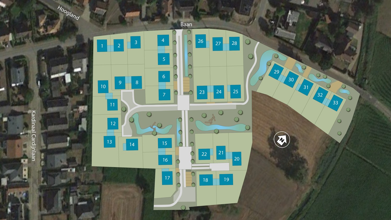 Zuidwest gerichte bouwgrond voor open bebouwing - foto 4