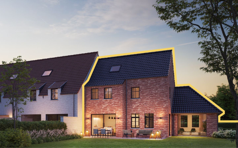 Maison à vendre à Jabbeke avec 3 chambres - photo 1