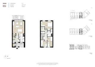 Ontdek ons nieuwste woonproject in het hart van Oostakker - Amandine: een uniek nieuwbouwproject dat niet alleen ruimte biedt aan een commerciële ruimte op de begane grond maar ook aan 9 moderne woonunits, inclusief 6 woningen en 3 appartementen. Deze woning beschikt op het gelijkvloers over een berging, inkom met toilet en vestiairekast, ruime lichtrijke woonkamer en keuken. op het eerste verdiep hebben we 3 slaapkamers, een badkamer met apart toilet en een ruime berging.