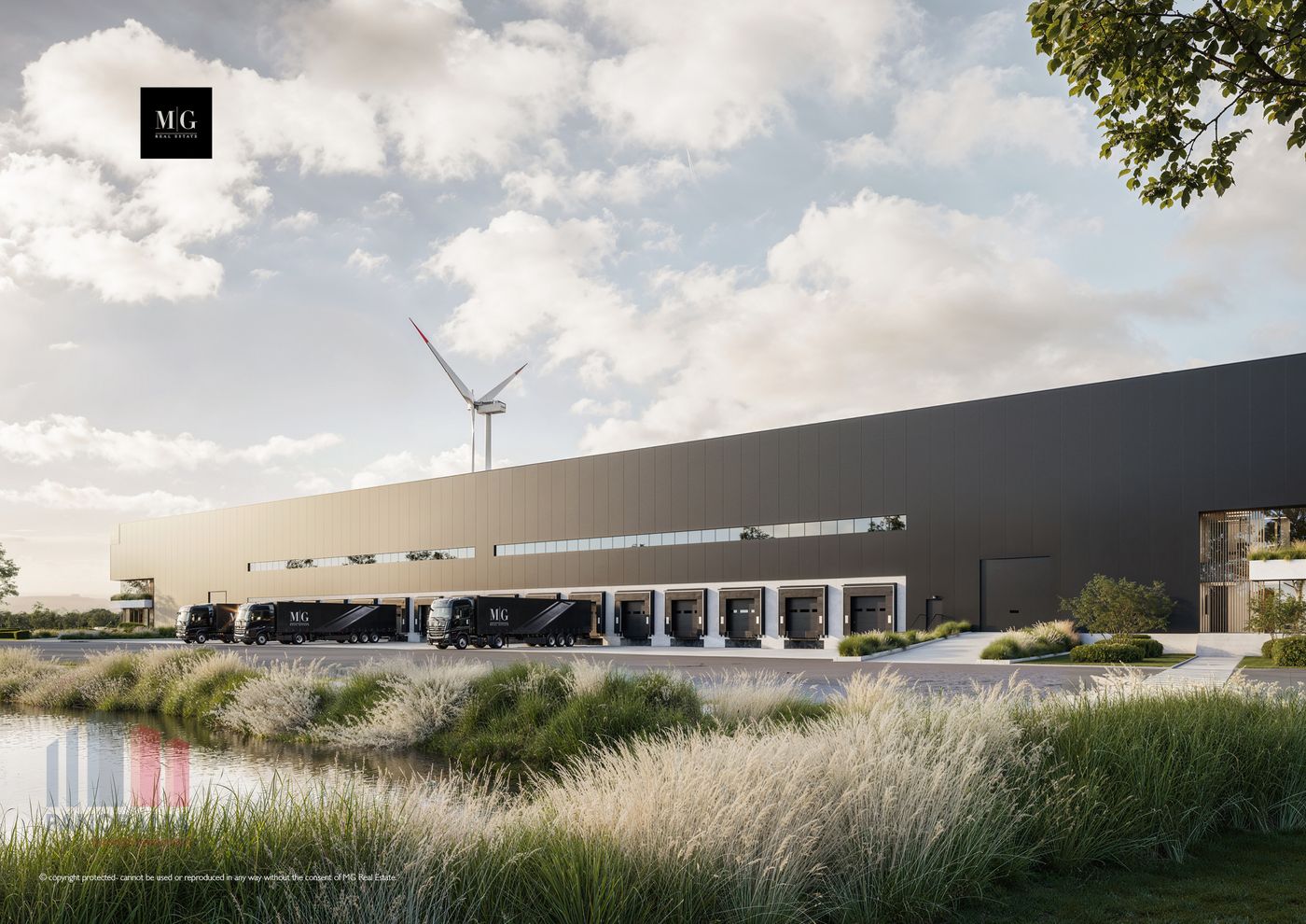 LOGISTIEKE MAGAZIJN MET UITSTEKENDE ZICHTBAARHEID VANAF DE E313 - foto 3