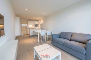 Modern ingericht appartement vlakbij alle faciliteit in Nieuwpoort Bad. Dit hedendaags gemeubeld appartement beschikt over één slaapkamer en een slaaphoek. Het volledige appartement werd uiterst smaakvol ingericht en beschikt bovendien over een gezellig terras. Hier kan men geniet van een prachtig uitzicht vanop de 8ste verdieping. Meer dan voldoende opbergruimte voorzien.<br />75 EUR voorschot op de syndicuskosten (water inclusief).<br />EPC = 171