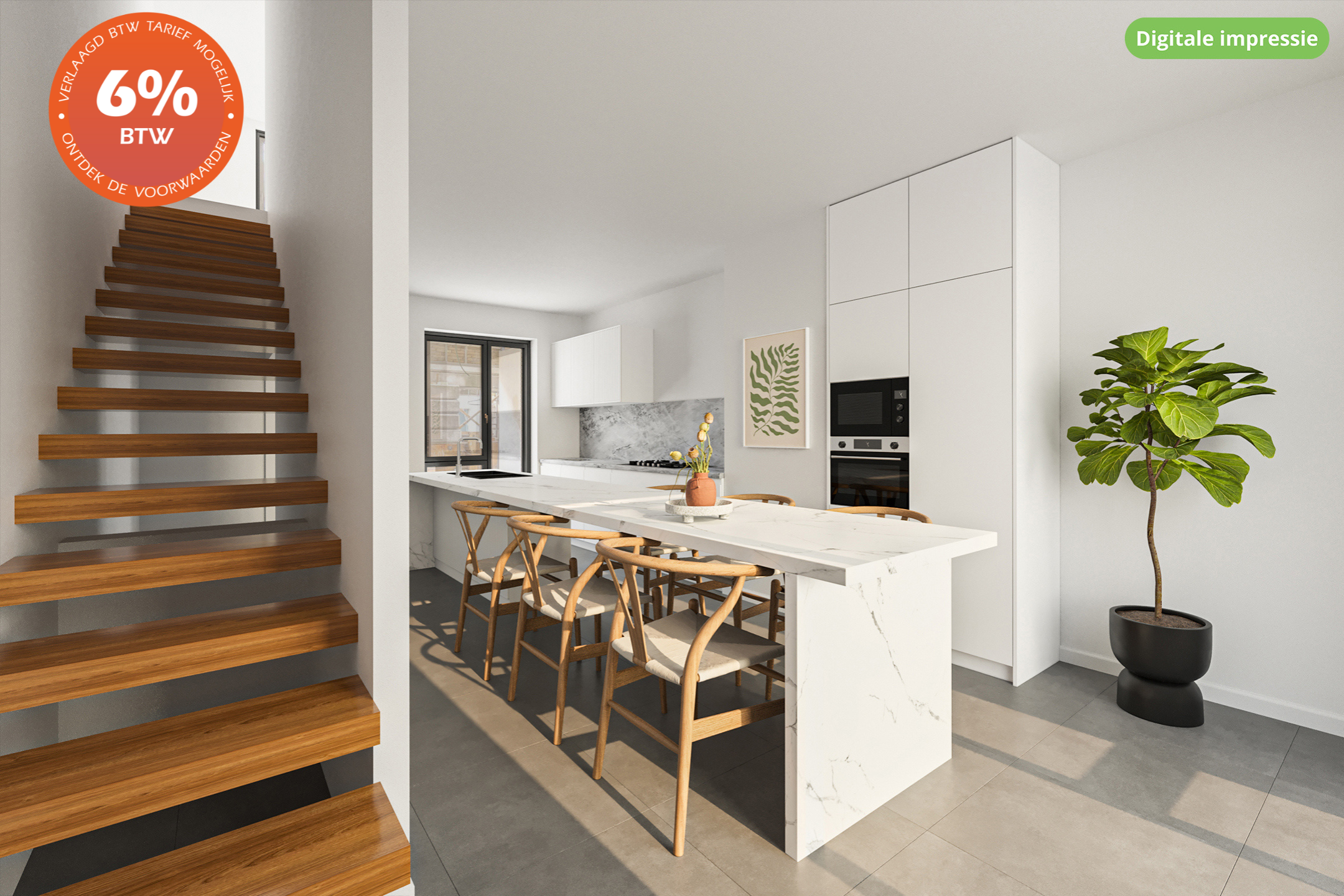 Nieuwbouwwoning 3 slpkms op topligging - foto 1