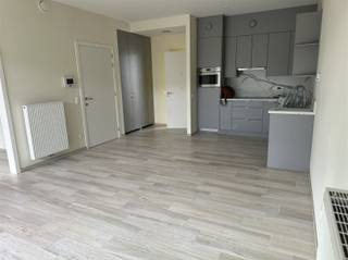 <p>Dit gelijkvloers appartement maakt deel uit van residentie "Orchidee' te Kluisbergen.</p><p>Het appartement omvat een leefruimte met open keuken , 1 slaapkamer, een badkamer met douche , dubbele lavabo en toilet.</p><p>Bovendien beschikt het appartement over een ruim terras.</p><p>Interesse?<br />Vraag uw bezoek aan via onze website www.immodhondt.be </p>