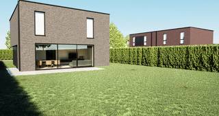 De villa, gelegen op LOT 7 van de verkaveling, kan <strong>op plan </strong>aangekocht worden waarbij u als koper volledige inspraak heeft m.b.t. de afwerkingsgraad en de indeling van de woning.<br /><br />Standaard afgewerkt met kwalitatieve materialen (ALU ramen, lucht-water warmtepomp, vloerverwarming, zonnepanelen,...). Wij gaan voor <strong>duurzaamheid </strong>en opteren om een <strong>E peil te behalen lager dan 20</strong> waardoor u 5jaar lang 50% korting verkrijgt op uw onroerende voorheffing!<br /><br />Vermelde prijs excl. kosten (grondwaarde + constructie) maar inclusief buitenaanleg. Reserveer dit jaar nog uw woning en betaal pas bij oplevering.<br /><br /><u><strong>ACTIE </strong></u><br /><strong>Gratis buitenzonwering</strong> op alle gevels die oost, zuid en west georiënteerd zijn!<br /><br />Koop nu deze nieuwbouwwoningen aan het <strong>verlaagd BTW tarief van 6% </strong>, wenst u te weten of u hiervoor in aanmerking komt? Contacteer ons voor meer informatie omtrent de voorwaarden. <br /><br />Vraag naar onze brochure of een bezoek, bel vrijblijvend Stefanie op het nummer 0478/72 13 00.