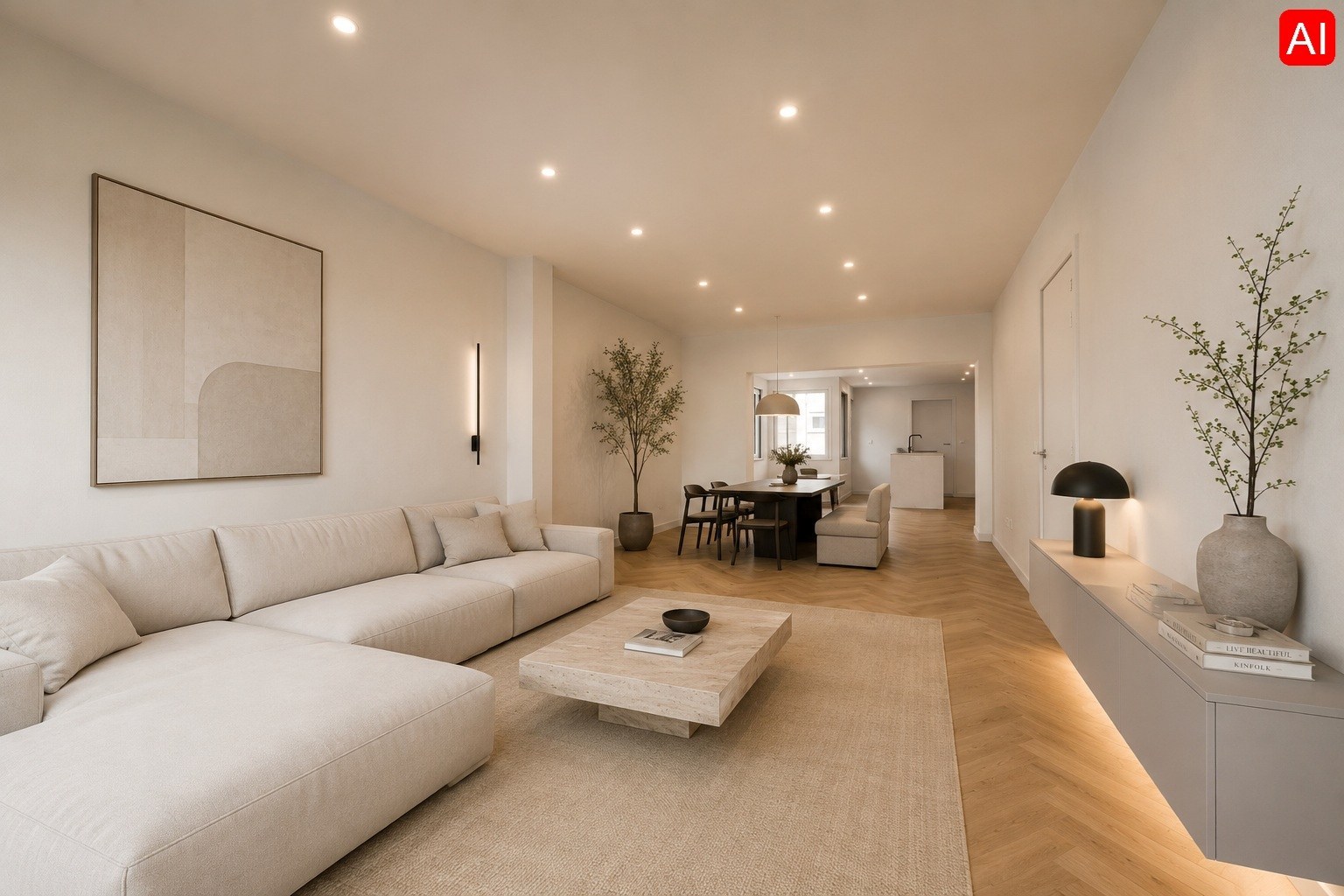 VOLLEDIG GERENOVEERDE, ZEER RUIME WONING VLAKBIJ CENTRUM ARDOOIE - foto 5