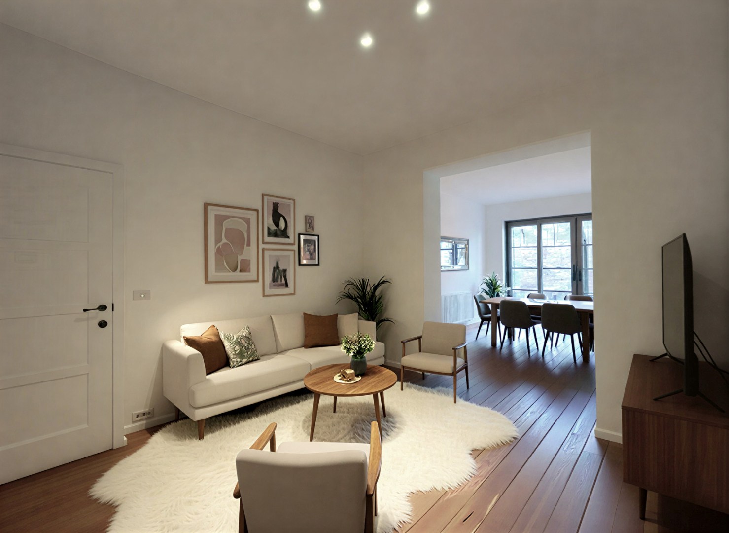 CHARMANTE GEZINSWONING MET 3 SLPKS EN KOER IN HARTJE DENTERGEM - foto 3