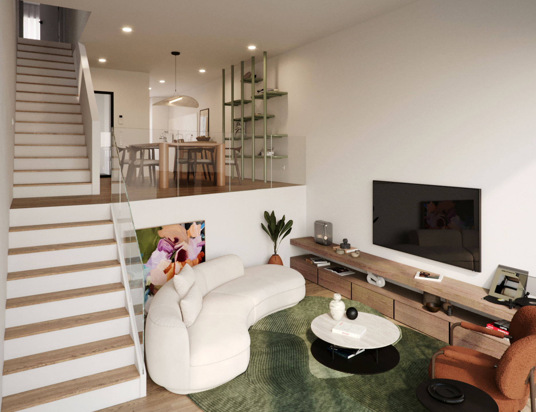 Vergund project voor 4 nieuwbouwwoningen met rivier zicht - foto 2