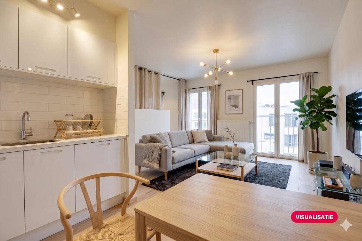 Penthouse Studio met zicht op Tour &amp; Taxis te koop - foto 3