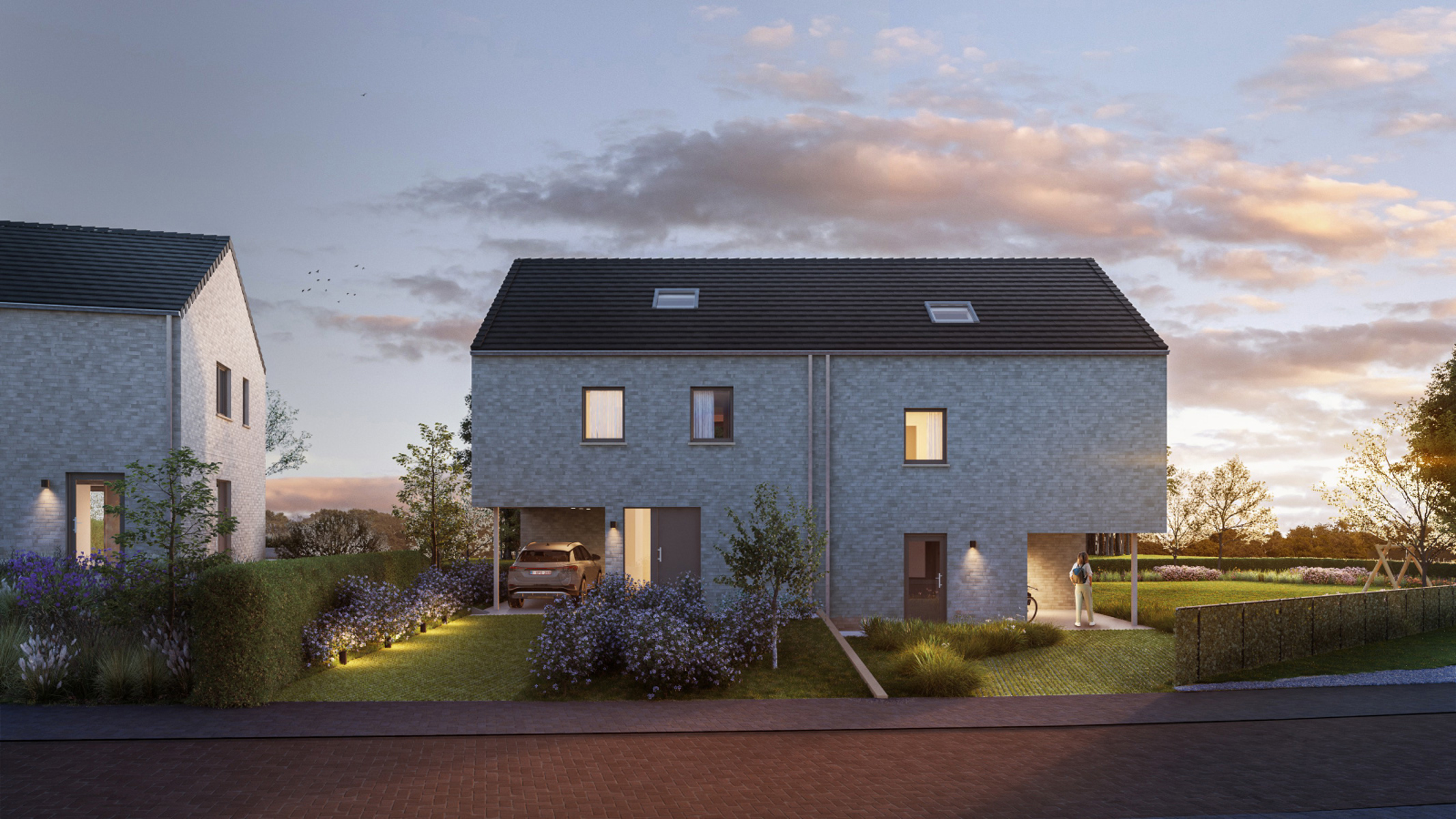 Nieuwbouwwoning met 4 kamers, carport en grote tuin... - foto 1