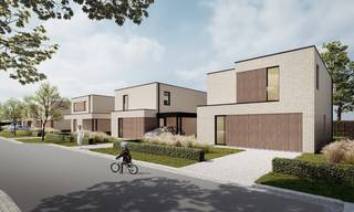 Lot 87 is een open bebouwing in moderne stijl op een grondopp. van 377 m² en met een totale bewoonbare oppervlakte van 168 m². Energieneutrale woning door doorgedreven isolatiepakket, ventilatiesysteem D, pakket zonnepanelen en warmtepomp. Daardoor geniet je een vrijstelling van onroerende voorheffing gedurende 5 jaar! Deze woning is dus klaar voor de toekomst en zorgt voor lage energiekosten.<br /><br />GELIJKVLOERS : inkom, wc, ruime living met open keuken, garage.<br />EERSTE VERDIEPING: 4 ruime slaapkamers, een aparte wc, een badkamer ingericht met ligbad, inloopdouche en badkamermeubel met dubbele lavabo, technische ruimte.<br /><br />Deze woning ligt in een nieuw woonproject in de Sint-Jozefstraat in Aalter. Prima ligging ! Centrum Aalter vlakbij, E40 zeer vlot bereikbaar, diverse sportmogelijkheden in de buurt. De woningen in deze verkaveling worden aangeboden met ingerichte badkamer, ingerichte keuken, bevloering en vloerverwarming.<br /><br />EXTRA TROEVEN: Westelijk georiënteerde tuin.<br /><br />Prijs excl. btw en kosten. Download de brochure op https://durabrik.immo/aalter Heb je vragen? Contacteer dan je bouwadviseur via 09 280 60 60 of mail naar info@durabrik.be<br /><br />* Beelden en oppervlaktes zijn indicatief.