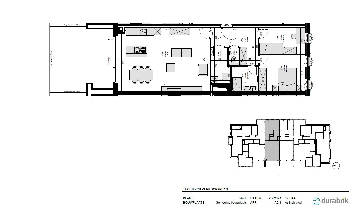 Gelijkvloers appartement met groot terras - foto 5