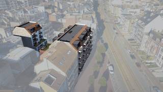 In de belle-époquewijk van Blankenberge verrijst binnenkort het nieuwbouwproject The Square. Het project omvat in totaal 33 units opgetrokken volgens de typerende architectuur van Architektenburo uit Knokke. Bovendien wordt het project gekenmerkt door zijn zonnige appartementen waarvan het merendeel met zicht op het Descampsplein.

The Square bestaat uit twee deelprojecten waarvan 24 appartementen gelegen aan het Descampsplein (The Square I) en aansluitend 9 appartementen gelegen aan de Van Monsstraat (The Square II). De type appartementen variëren tussen één en twee slaapkamers.

Alle appartementen worden verwarmd op basis van een warmtepomp gekoppeld aan vloerverwarming. Dit in combinatie met het ventilatiesysteem (type D), de akoestische isolatie en thermische isolatie maken dat de E-peilen maximaal E30 kunnen bedragen. 

Alle appartementen worden voorzien van een maximum aan hedendaags comfort met zonnige - en brede terrassen op de verdiepen en private tuinen voor de gelijkvloerse appartementen. De bouwheer voorziet mooie budgetten en een interieurarchitect die u bijstaat met advies in het volledige keuzetraject.

In dit project is het mogelijk om aan 6% btw aan te kopen. Neem contact op voor meer informatie via 050 70 81 74 of hello@keyimmo.be.