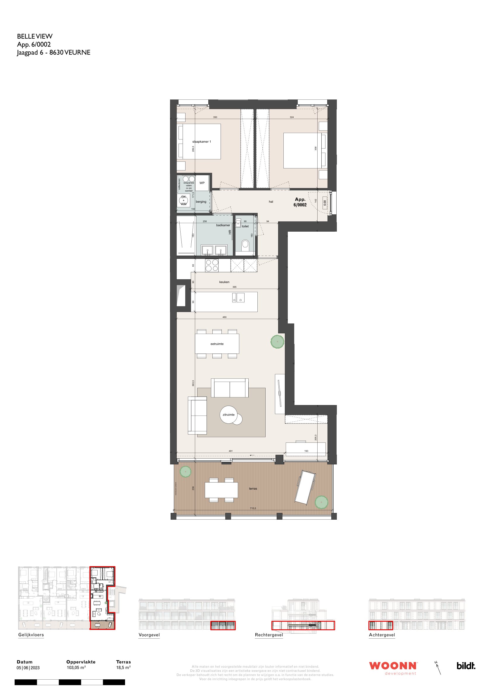 Appartement à vendre à Furnes avec 2 chambres - photo 5