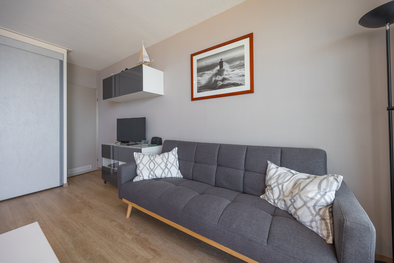 Knusse studio met frontaal zeezicht in gebouw met tal van faciliteiten - foto 5