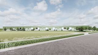 Nieuwbouw KMO-unit te koop met een oppervlakte van 150 m² en 2 privatieve parkeerplaatsen.<br />De loods maakt deel uit van de nieuwe KMO-ontwikkeling 'DE RIDDER' bestaat uit 22 KMO-units met oppervlaktes tussen 150 m² en 268 m² (eventueel samen te voegen tot grotere entiteiten), gelegen langs een nieuw aan te leggen openbare weg, op 15 minuten van de E17.<br /><br />De casco magazijnruimtes (brandklasse C) zijn opgebouwd uit een duurzame beton- of staalstructuur met geïsoleerde betonplint en sandwichpanelen en zijn toegankelijk via een automatische<strong> sectionale poort van 5,5m H x 4m B</strong> en een aparte toegangsdeur, alsook is er een <strong>mogelijkheid tot keuze van extra raampartijen in de voorgevel</strong>. Bijkomend zijn de magazijnen, met een <strong>vrije hoogte van 6,3 meter</strong>, uitgerust met een lichtstraat en een duurzame betonvloer. <br /><br />De nutsvoorzieningen komen individueel binnen in elke unit. Mogelijkheid tot uitbreiding met mezzanine, oppervlaktes op maat bespreekbaar.<br /><br />Ruime parkeer- en manoeuvreerruimte op de site. Per unit zijn er minstens 2 privatieve parkeerplaatsen voorzien.<br />Oplevering voorzien Q1 2027.<br /><br /><strong>Contacteer PANORAMA B2B voor bijkomende (technische) inlichtingen, plannen of een vrijblijvend plaatsbezoek 0460 97 66 66.</strong>