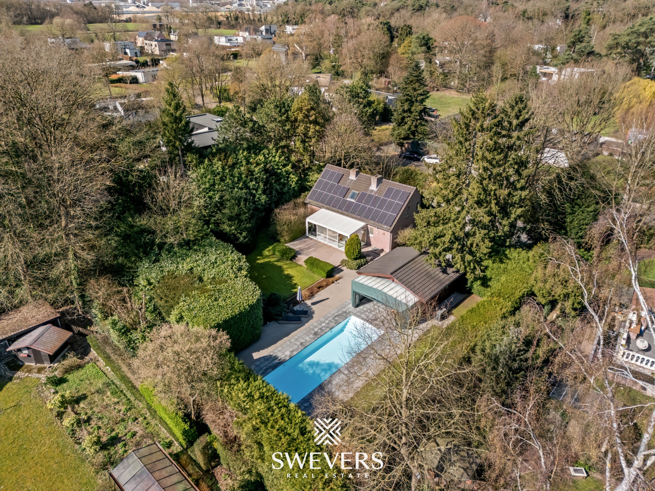 Ruime open bebouwing met zwembad op zonnig perceel (22a42ca) in Bolderberg - foto 1