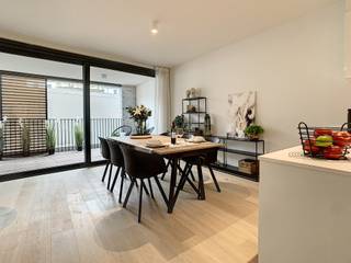 Gelijkvloers nieuwbouw appartement met 2 slaapkamers in prestieuse residentie Refuga in hartje Hasselt.Residentie Refuga is een exclusief woonconcept...