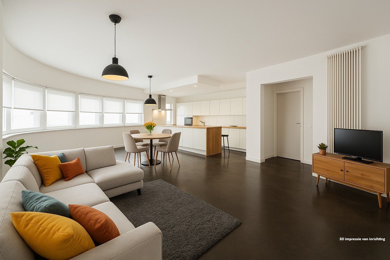 Ruim gelijkvloersappartement met 2 slpk en terras - foto 1