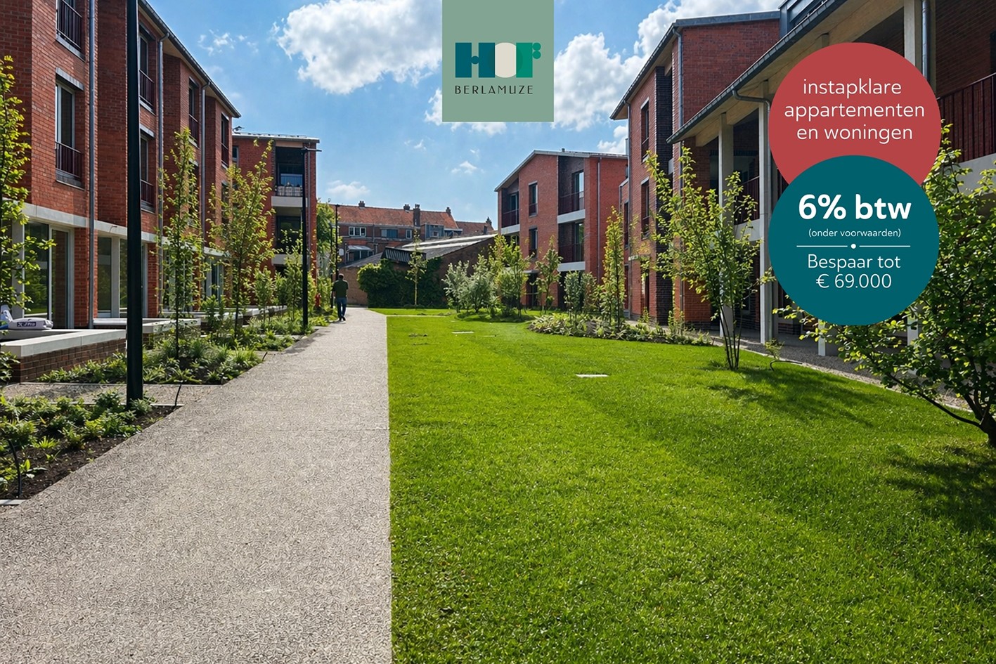 Lichtrijk 2-slaapkamer hoekappartement met 2 terrassen en  een privatieve tuin - foto 4