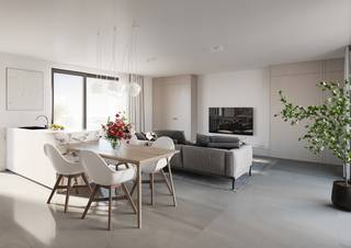 BATIBOUW ACTIE bij aankoop voor 28 februari !! Je betreedt de woning via de inkomhal met gastentoilet en stapt binnen in de open keuken...