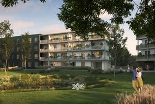 U vindt dit hoekappartement van 111m² in het nieuwbouwproject Bloei in Gent. Het appartement beschikt over een inkomhal met een berging, een gastentoilet en plaats voor een vestiairekast. De lichtrijke leef- en eetruimte met open keuken sluit aan op het riante terras van 27m² met noordwestelijke oriëntatie en een uitzicht over het park. Het appartement beschikt over drie slaapkamers en twee badkamers waarvan één en-suite uitgerust met een dubbele lavabo, een toilet en een inloopdouche of ligbad.<br /><br />Bloei is een duurzaam nieuwbouwproject ingeplant tussen het Vossenbos en een park en dit op 7 minuten fietsen van het Station Gent Sint-Pieters en op wandelafstand van de tramhalte lijn 1. De architecten besteedden veel aandacht aan een doordachte indeling, lichtinval en kwalitatieve zonneterrassen. Bovendien is er voor ieder appartement een ondergrondse parking en berging voorzien.<br /><br />Bewoners genieten van een warmtepomp in combinatie akoestische en thermische isolatie, resulterend in een E-peil lager dan E22. Vloerverwarming is er de standaard. <br /><br />Benieuwd naar Bloei? Een persoonlijke, vrijblijvende afspraak via gilles@landbergh.be of 09 225 25 24