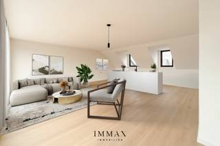 The former police site will be converted into 2 houses and 5 flats. This new-build project is located in the village centre of Moerkerke, east of Damme.<br />The properties were always practically laid out with a nice view to the garden or terrace. Durable materials were used and contemporary standards were taken into account.<br /><br />Layout flat 2.1: open kitchen with storage room and spacious living space adjacent to the terrace, night hall with separate toilet and laundry room, 2 bedrooms and spacious bathroom.  <br /><br />By car, you have easy access to the N49 and A11 motorways.<br />If you prefer the bike, you can enjoy a beautiful bike ride along the Damse Vaart.<br /><br />In short, ideal home located in a child-friendly environment amidst the green polders.