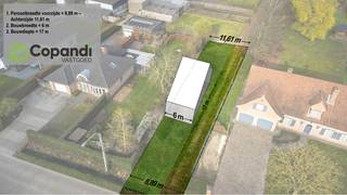 Bouwgrond te koop (512 m²) voor halfopen bebouwing (HOB) in een aangename, residentiële buurt. De locatie biedt een uitstekende bereikbaarheid...