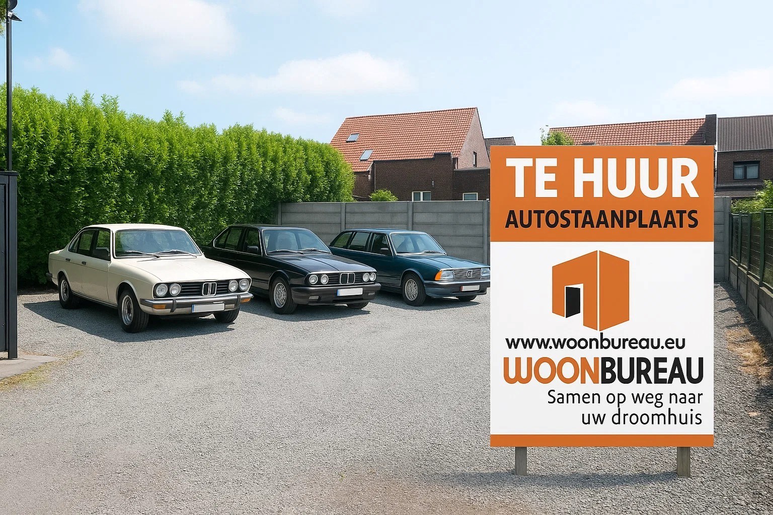 Autostaanplaats nr 1 Hoekstraat 17 - 19 - onmiddellijk beschikbaar - huurprijs: €45/ maand
