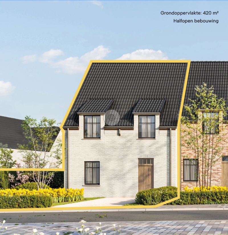 Landelijke halfopen nieuwbouwwoning - foto 1