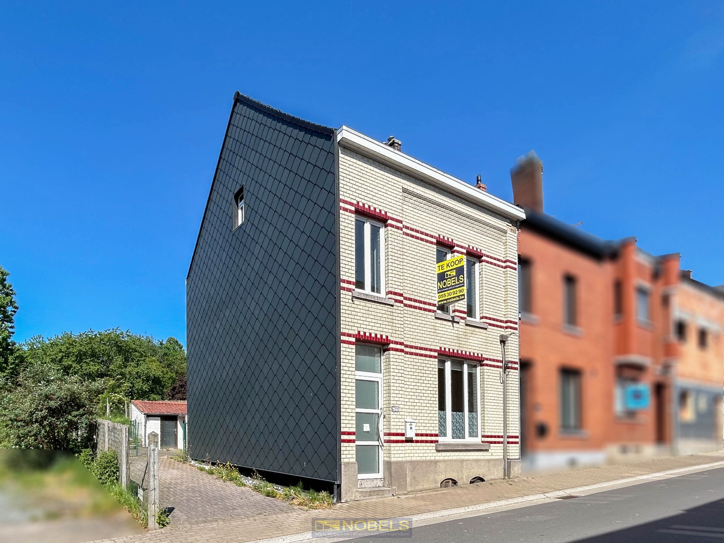 Te koop, te renoveren woning met ruime tuin op gunstige ligging te Nederbrakel (Brakel) - foto 1