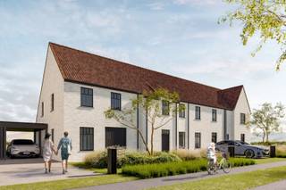 INDELING VAN DE WONING<br /><br />GELIJKVLOERS<br /><br />- Inkomhal- Gastentoilet- Leefruimte met open keuken- Trap naar boven- Berging/wasplaats- Carport<br />EERSTE VERDIEP<br /><br />- Nachthal met zolderluik- Badkamer- Apart toilet- Kleine berging- 3 slaapkamers<br />ZOLDERVERDIEP<br /><br />- Zolderruimte<br />Afbeeldingen zijn steeds illustratief en contractueel niet bindend.<br /><br />De koper heeft deels nog inspraak in de stijl en afwerking van de woning voor zover deze zaken nog niet werden vastgelegd door vergunning of bestelling van materialen.<br /><br />TIP: Hoe sneller U beslist in de bouwfase, des te meer inspraak U heeft in de keuze van materialen en/of afwerking.