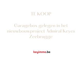 Makkelijk bereikbare garagebox te koop in het nieuwbouwproject Admiral Keyes te Zeebrugge-bad Voor meer informatie contacteer makelaar Stéphanie...