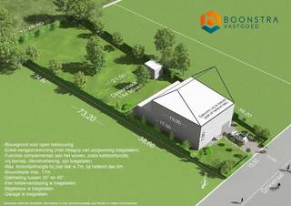 Op een uitstekende locatie in een groene omgeving te Putte bevindt zich deze bouwgrond voor open bebouwing op een perceel van 1495 m². U bevindt zich hier tussen de dorpskernen van Putte en Grasheide en geniet van een uitstekende bereikbaarheid nabij scholen, winkels, het openbaar vervoer en belangrijke invalswegen. <br /><br />Deze bouwgrond biedt tal van stedenbouwkundige mogelijkheden. De render geeft een weergave van een mogelijke woning volgens de geldende bouwvoorschriften conform de verkaveling.<br /><br />- Bouwgrond voor open bebouwing<br />- Enkel eengezinswoning (met inbegrip van zorgwoning toegelaten)<br />- Functies complementair aan het wonen, zoals kantoorfunctie, vrij beroep, dienstverlening, zijn toegelaten<br />- Max. kroonlijsthoogte bij plat dak is 7m, bij hellend dak 6m<br />- Bouwdiepte max. 17 m<br />- Hellend of plat dak vrij te kiezen (Dakhelling tussen 35° en 45°)<br />- Een kelderverdieping is toegelaten<br />- Bijgebouw is toegelaten<br />- Garage is toegelaten<br /><br />Contacteer ons voor meer informatie op 0472 22 12 41 of via info@boonstravastgoed.be <br /><br />Bijzonderheden : <br />- Open bebouwing<br />- Perceel = 1495 m²<br />- Groene omgeving