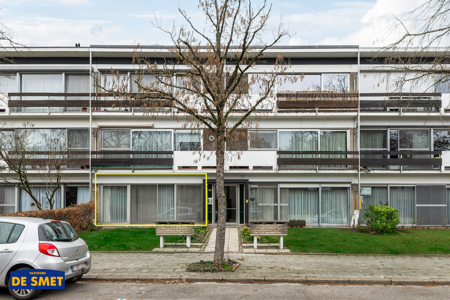 Te renoveren gelijkvloers appartement zonder lift met kelder - foto 3