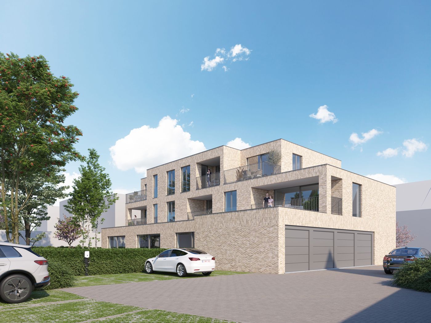 Staanplaats in nieuwbouwresidentie te Assebroek - photo 1