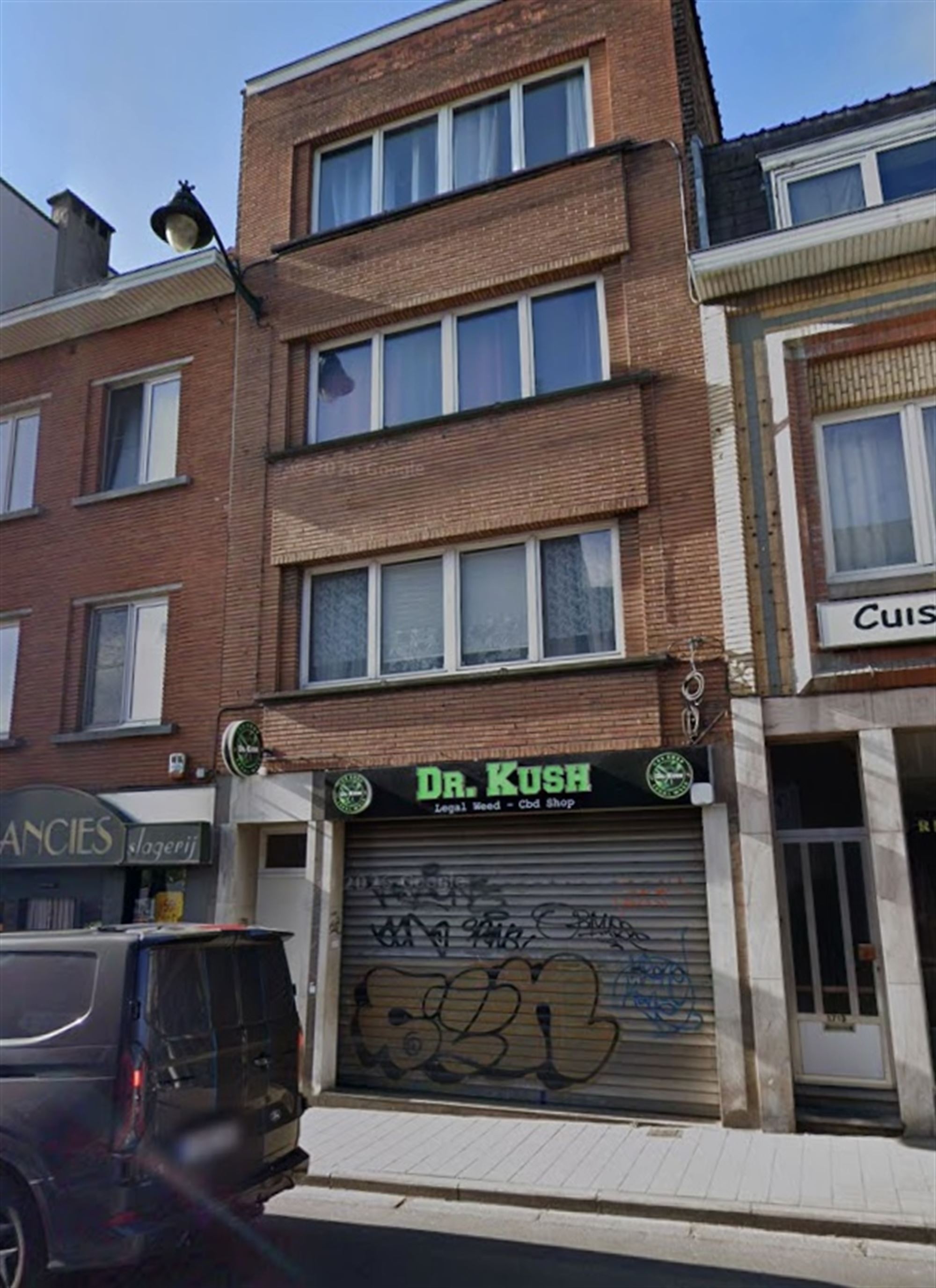 Sur la Waversesteenweg à Oudegem, l'une des principales voies de circulation et de liaison vers Bruxelles