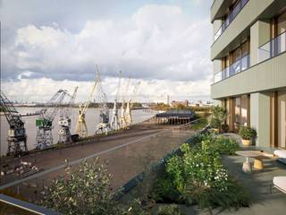 <p><span>Genesteld tussen het water van de Schelde en het Bonapartedok vindt Friendship Residence haar plek, als een eerbetoon aan de rijke geschiedenis van deze bijzondere locatie. Hier smelt het levendige ritme van de stad samen met de rust van het water.</span><br /><span><br />Voor het ontwerp van Friendship Residence bundelden het Antwerpse bureau HUB Archi- tecten en het Londense DRDH Architects lokale voeling en internationaal perspectief.</span><br /><br />De uitstraling van Friendship Residence is van buitenaf meteen indrukwekkend. Hoogwaardige gevels met groene accenten, verfijnde detaillering en royale raampartijen vormen een esthetische verrijking voor de omgeving. Er is bewust gekozen voor minerale materialen die de locatie eer aandoen, variërend van de kenmerkende pakhuisstijl tot stadsgebouwen met baksteenaccenten.<br /><br />Die kwaliteit voelt u tot in de kleinste details bij aankomst. Via de luxueuze inkompartijen betreedt u de gebouwen, een stijlvolle overgang van de stad naar uw persoonlijke haven.<br /><br />Voor het ontwerp van de royale binnentuin tekende de gerenommeerde landschapsarchitect Erik Dhont. Met internationale realisaties én als laureaat van de prestigieuze wedstrijd voor de nieuwe paleistuinen in Brussel, staat dit bureau garant voor een ontwerp van koninklijke klasse.<br /><br />De charme van deze verborgen oase nodigt uit tot vertragen en beleven. Een samenspel van bloemen, struiken en bomen creëert een luwte die het tempo van de stad even doet vergeten. Natuurstenen paden leiden u langs een spiegelvijver, met rustpunten om te genieten van zon en schaduw.</p>
<div>
<div>
<div>
<div>
<div>
<div>
<div>
<div>
<div>
<div>
<div>
<div>
<div>
<div>
<div>
<div>
<p><span>Vanuit blok B ervaart u adembenemende, panoramische zichten over de Scheldebocht, historische havenkranen en de prachtige binnentuin. Zowel verfijnde appartementen van 95 m2 als riante residenties tot 426 m2 geven blok B vorm. Allen pakken ze uit met optimale oriëntaties en weidse hoekterrassen voor spectaculaire zonsondergangen. </span></p>
<p><span>Kom tot rust in de omvangrijke leefruimtes die het geheel extra royaal doen aanvoelen. De luxueuze raampartijen zorgen vervolgens voor een uitzonderlijke lichtbeleving, waar daglicht zacht binnenvalt en elke ruimte een warme uitstraling krijgt.</span></p>
<p><span>Parking aan te kopen vanaf 45.000 euro</span></p>
</div>
</div>
</div>
</div>
</div>
</div>
</div>
</div>
</div>
</div>
</div>
</div>
</div>
</div>
</div>
</div>