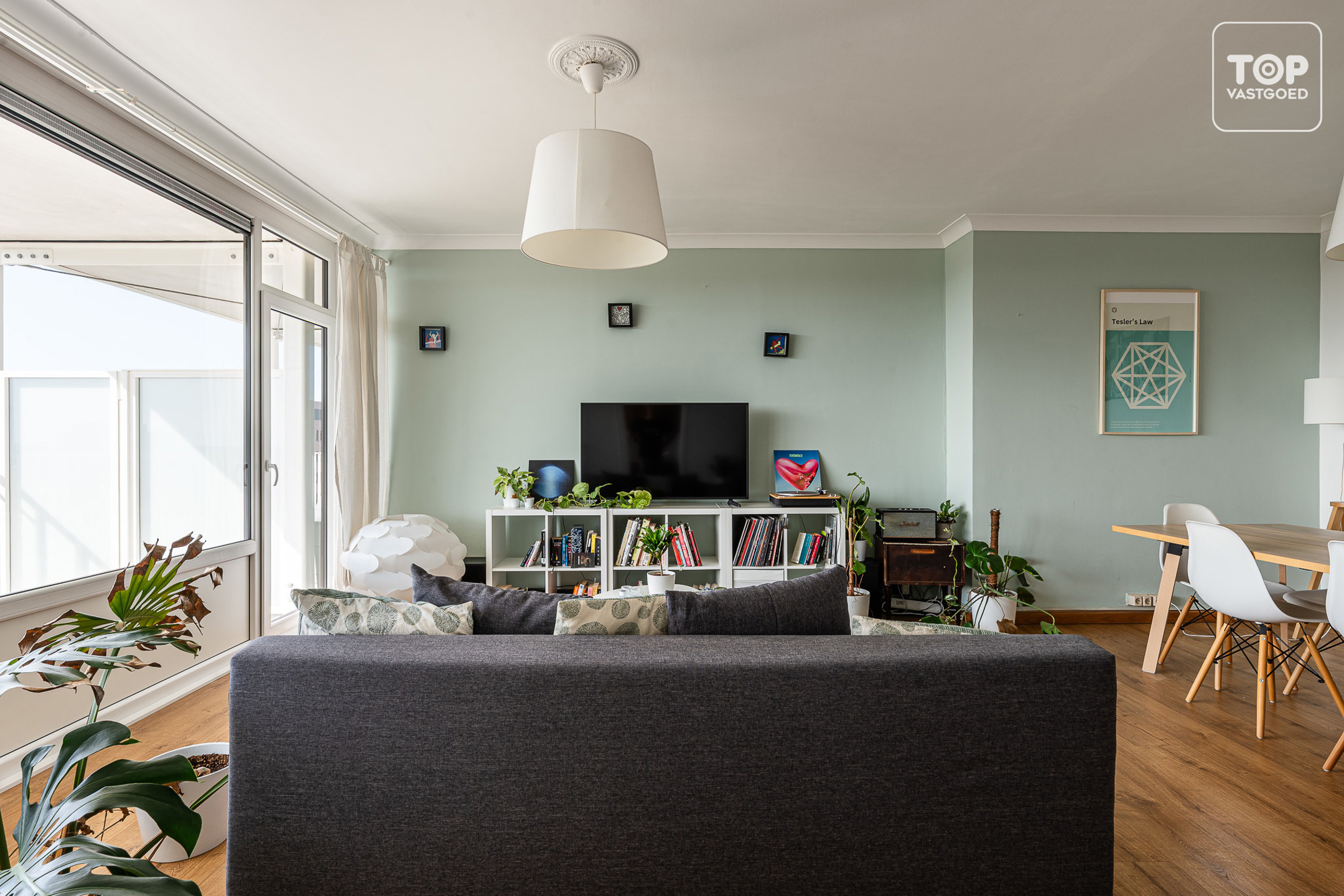 Lichtrijk appartement met groot terras en prachtig zicht over Gent - foto 5